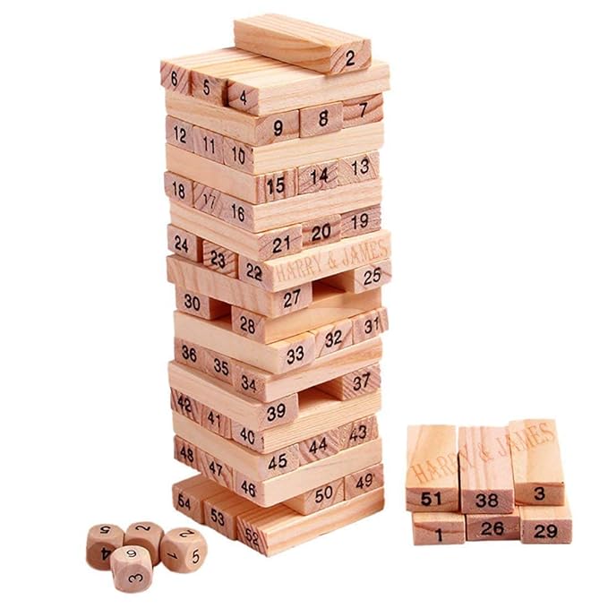 Wooden Building Blocks Set